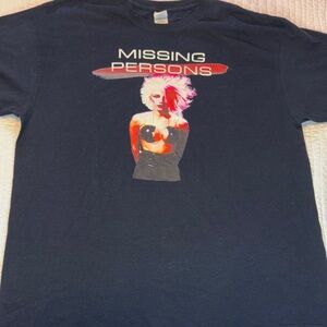 Gildan Missing Persons Black T-Shirt